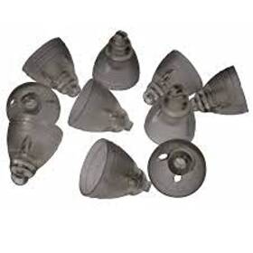 Hearing Aid Battery Club Hq-5iww-jzvb Genuine Phonak Closed Smokey Domes ... Size Small