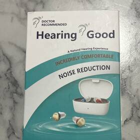 S004227 Hearing Good Rechargeable Cic Aid Digital Noise Reduction Both Ears