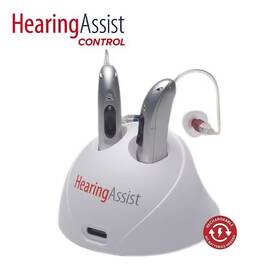 Hearingassist 084045906640 Ha-controlskt Rechargeable Ric Kit With App Control Silver 2pc