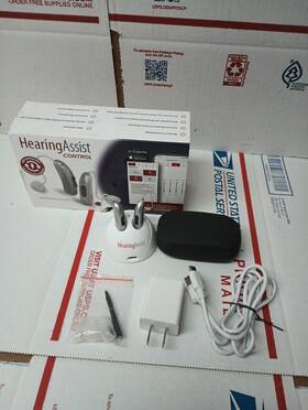 Hearingassist 850007148904 Hearing Assist Control Set Ha-controlskt Rechargeable Silver App Hearingassist 850007148904 Hearing Assist Control Set Ha-controlskt Rechargeable Silver App