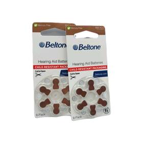 B347 Hearinglife 012800538492 Total Of 12 Beltone Mercury Free Size 312 1.45v Zinc Hearing Aid Batteries