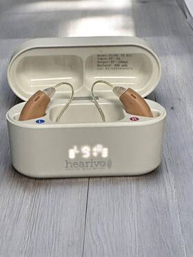Hearivo 445057884891 Qv Pro Rechargeable Bluetooth Hearing Aids For Seniors With Noise