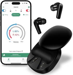 M0947 Hitrees Hearing Aids For Seniors 64-channel Wdrc Aid Rechargeable With Noise Ca