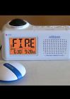 Hlac-100 Hl150 Lifetone Technology Bedside Fire Alarm Clock With Bedshacker 899142002009