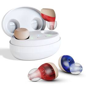 Ib-k21-b Ibstone Ib-k21 Rechargeable Hearing Aids For Seniors Adults Digital Devices With 4