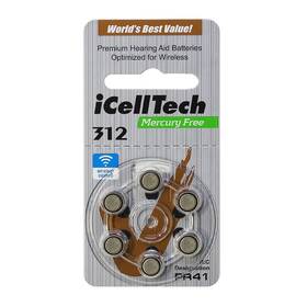 312pr41 Icelltech Size 312 Hearing Aid Batteries 60