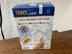 Lob1900045 Ihear Treo By 3-in-1 Hearing Amplifier Left Ear Amplify Sound Clarify Speech