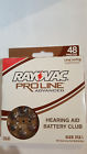 Im312-48zm Rayovac Proline Advanced Hearing Aid Batteries Box Size