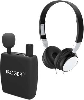 Iroger 343144 Rechargeable Hearing Aid Device Personal Sound Amplifier - New Opened Box
