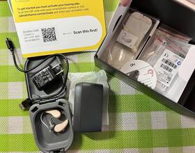 Qc361-c Jabra Enhance Select 50r Rechargeable Hearing Aids Bluetooth Streaming Beige Otc