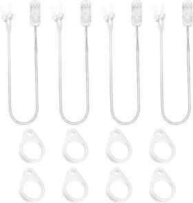 Jfrhuds 445036226254 4 Pack Hearing Aid Clips To Prevent Loss Adjustable Lanyard Anti-los
