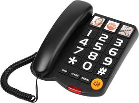 Kalageen 445024019011 Landline Phone For Hard Of Hearing Seniors Compatible Aid Bi