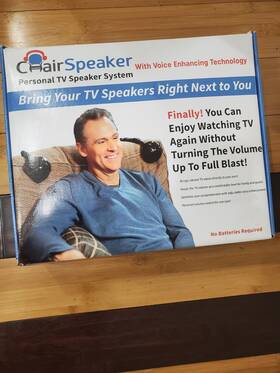 Cs3ir Kare Audio 860000832519 Chairspeaker Tv Listening System Cs3 Ir Chair Speaker