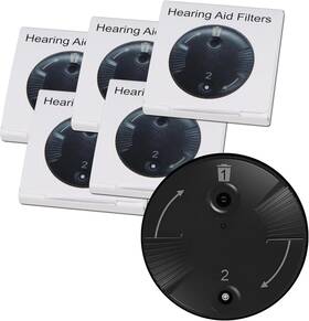 Kh Haike 313038964917 Wax Guards For Phonak Hearing Aid Accessories And Unitron Ric Rite