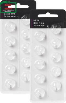 Kh Haike 445016545528 Hearing Aid Domes For Oticon Replacements Minifit Double Vent Bass