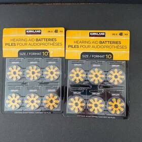 1296031 Kirkland Signature Hearing Aid Batteries Size Format 10 1.45 Volt 48 Pack 2