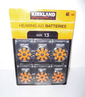 Kirkland Signature 196633895776 48 Hearing Aid Batteries Premium Zinc-air Sizes 10 13 Kirkland Signature 196633895776 48 Hearing Aid Batteries Premium Zinc-air Sizes 10 13