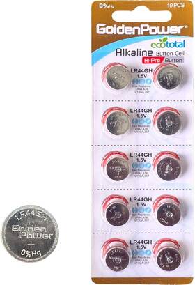 Lr44gh Kitstar Alkaline Button Cell 1.5v Battery Hi-pro Strongest Leak-proof