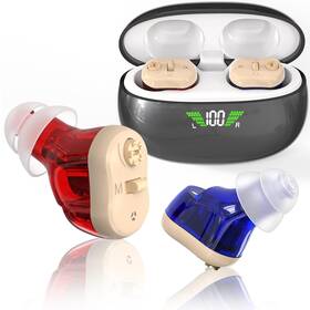 Kitvance 744128394404 Upgraded Version Hearing Aids Seniors Adults Dual Micphone Rechargeable Sound Am