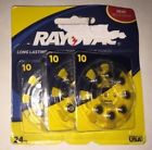 L10za-24zmb Rayovac Long Lasting Hearing Aid Batteries L10za-24zmb Rayovac Long Lasting Hearing Aid Batteries