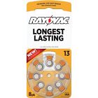 L13za-8zm Rayovac Hearing Aid Batteries 012800511747