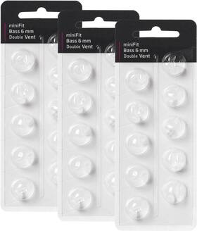 Likoda Tek 445011194165 Hearing Aid Domes For Oticon Minifit Double Vent Bass 3 Packs 6mm Univ Likoda Tek 445011194165 Hearing Aid Domes For Oticon Minifit Double Vent Bass 3 Packs 6mm Univ