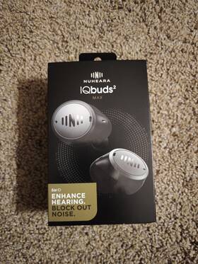 Limited 705353546594 Iqbuds 2 Max Hearing Amplifier With Personalization Via App 7 Preset Pr