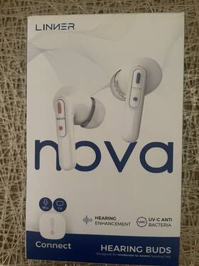 1028746bc64f Linner Nova In-ear Hearing Aid Bluetooth Wireless Charging Noise Canceling