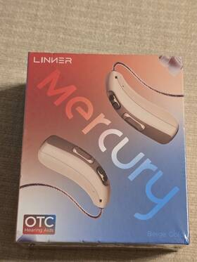 Fhe512 Linner Mercury Otc Hearing Aids Rechargeable Noise Cancellation 3 Modes