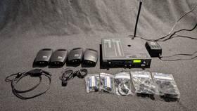 Lr-300-072 Listen Technologies Lt-800b-72 Hearing Assist Transmitter And 4 Receivers