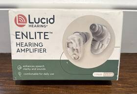 Lucid Audio 846430003217 Hearing Enlite Amplifier 1 Pair Clear Lucid Audio 846430003217 Hearing Enlite Amplifier 1 Pair Clear
