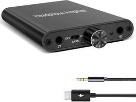 Aa019 Lvy Headphone Amplifier Higi Impedance Amp Support 3.5mm Aux Black Aa019 Lvy Headphone Amplifier Higi Impedance Amp Support 3.5mm Aux Black
