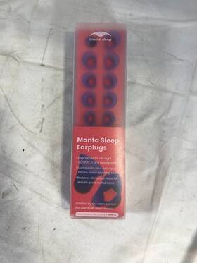 Manta Sleep 850062798281 Earplugs Noise Reduction Nrr 14