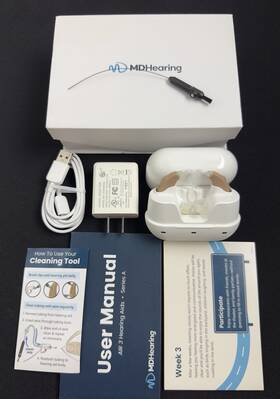 A24100031 Md Hearing A24000554/a24100031 Air 3 Series A Digital Rechargeable Otc Aids-free Shipping