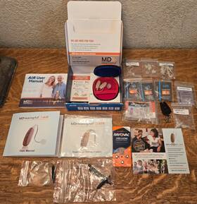 M610 Md Air Digital Hearing Aid Left And Right W Case/manuals/parts M610 Md Air Digital Hearing Aid Left And Right W Case/manuals/parts