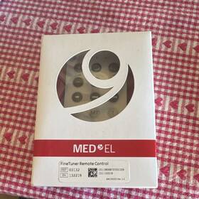 03132 Med-el Medel Finetuner Remote Control Adult White Hearing Aid Accessory Ref