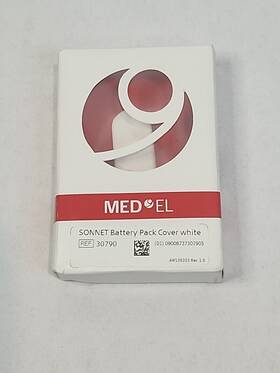 30790 Med-el New Sonnet Battery Pack Cover White Made Austria 30790 Med-el New Sonnet Battery Pack Cover White Made Austria