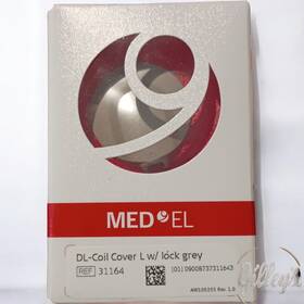 31164 Med-el Dl- Coil Cover L With Lock Grey New Sealed