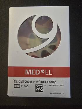 31166 Med El Dl-coil Cover H Without Lock Ebony New Never Opened 31166 Med El Dl-coil Cover H Without Lock Ebony New Never Opened