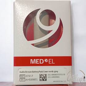 37217 Med-el Auto Stream Battery Pack Cover Nordic Grey New Sealed 37217 Med-el Auto Stream Battery Pack Cover Nordic Grey New Sealed