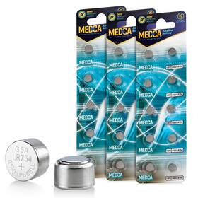 Lr754 Medca 850055946231 Ag5 Batteries - 30 Count Pack 1.5v 1 Of Silver