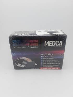 Mc-339 Medca Ear Digital Technology Hearing Amplifiers - Rechargeable And Invisible New