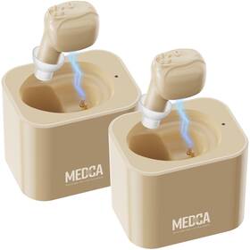Rk-qhbq-s2u1 Medca Ite Mini Rechargeable Hearing Amplifiers Pair Multicolor Microtron Ear Aid