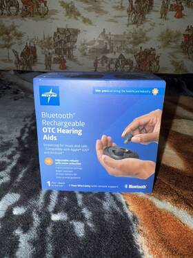 Msshearairblk1 Medline Rechargeable Otc Hearing Aids Black Msshearairblk1 Medline Rechargeable Otc Hearing Aids Black