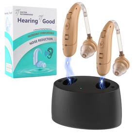 Meimouse 768795731638 Hearing Aids For Seniors Rechargeable With Noise Cancelling And