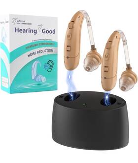 Z-06-skin Meimouse Hearing Aids For Seniors Rechargeable With Noise Cancelling And