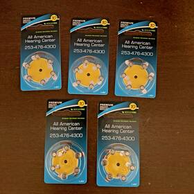 R10za Miracle Ear 012800518418 40 Ct Miracleear Style Premium Zinc Air Hearing Aid Batteries 10/10a/r10za/10ae