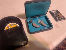 R3121 Miracle Ear Hearing Aids Meconnect Left And Right With Case Tested Working