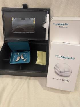 Miracle Ear Sam6974 Miracle-ear Meenergy 4 Ric R Bte Ritc Digital With Me Energy Charger And Tv Streamer