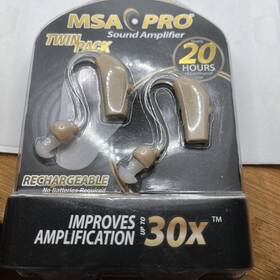 11-009352 Msa 1109352 Pro Rechargeable Sound Hearing Amplifier Aid